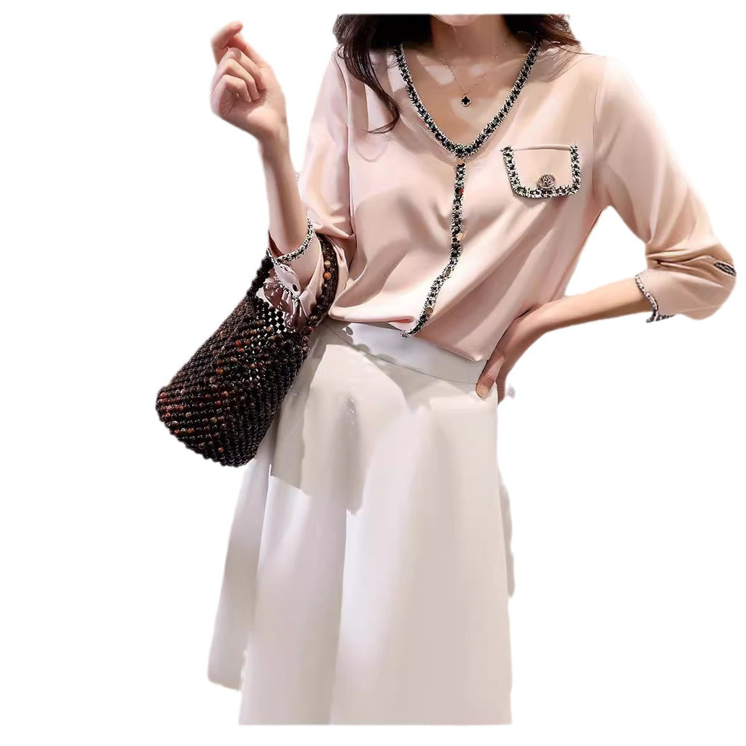 Damen Eleganter Midirock mit schwingendem Schnitt Shop Nory