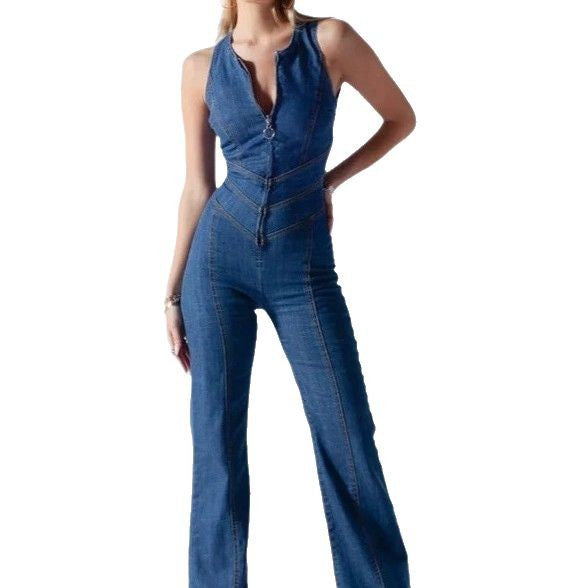 Damen Jeans Overall