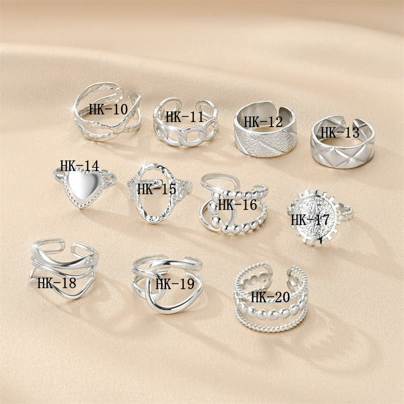 Damen Ring mit elegantem, organischem Design Shop Nory