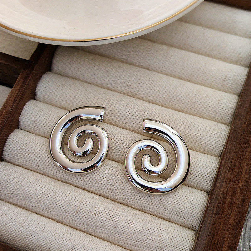 Damen Ohrhänger im modernen Spiral-Design Shop Nory
