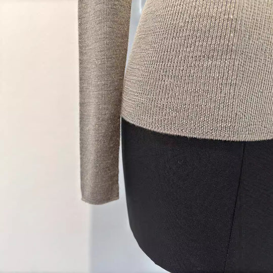 Damen weicher strukturierter Strickpullover Shop Nory