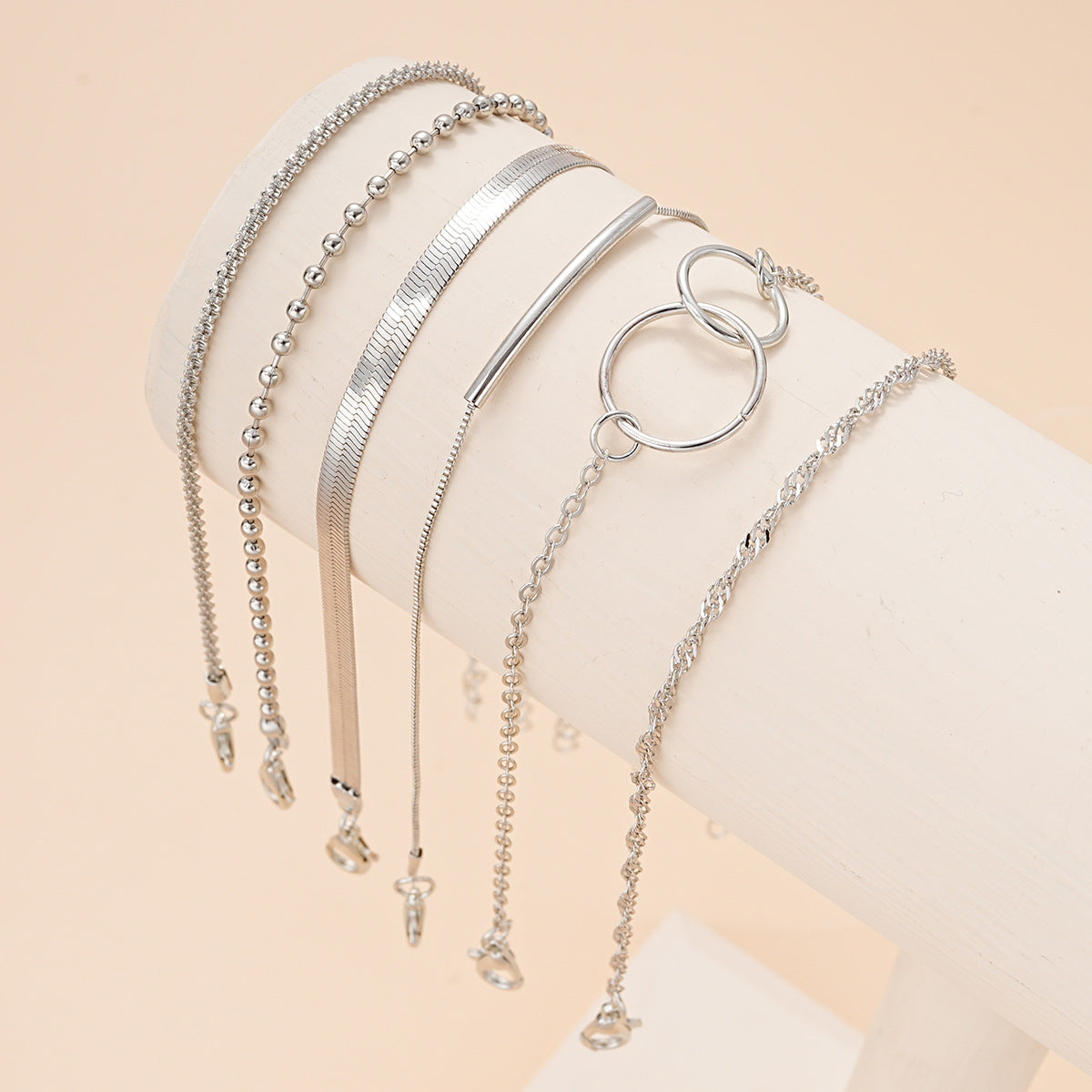 Damen Fußkettchen-Set mit eleganten, filigranen und abwechslungsreichen Designs Shop Nory