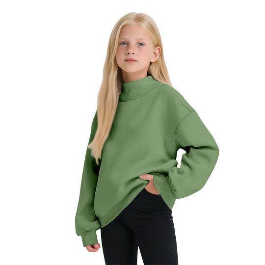Damen Lässiges Funnel-Neck Sweatshirt im Oversize‑Schnitt mit überschnittener Schulter Shop Nory