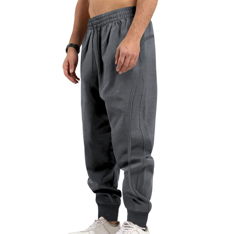 Herren sportliche Jogginghose mit elastischem Bund und Taschen