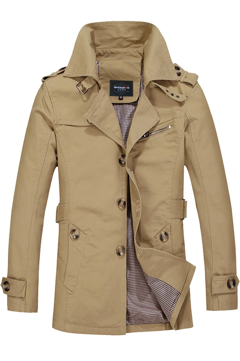 Herren Elegante Übergangsjacke mit praktischem Stehkragen Shop Nory