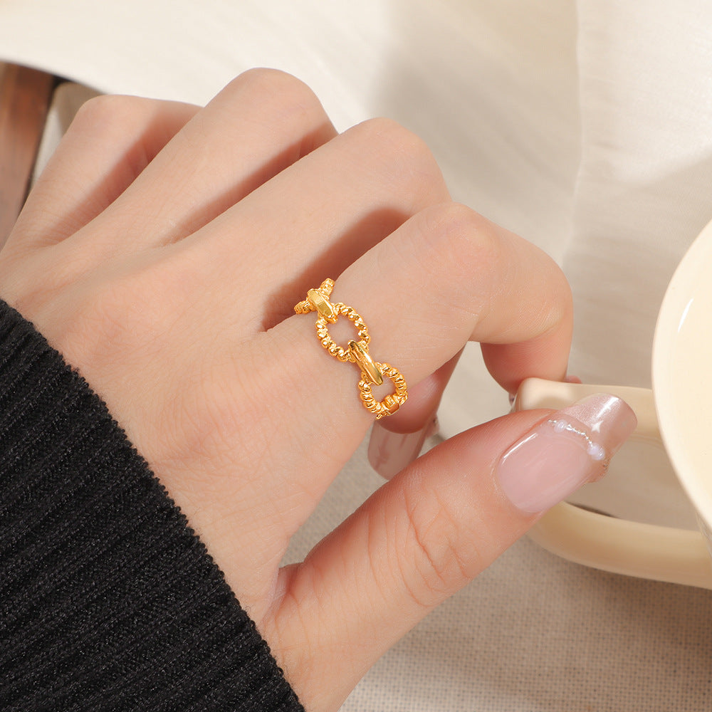 Damen Ring mit geschwungenem Design Shop Nory