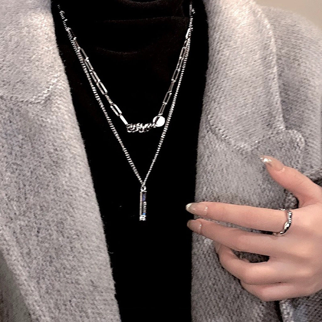 Damen elegante Halskette mit einzigartigem Gravuranhänger Shop Nory