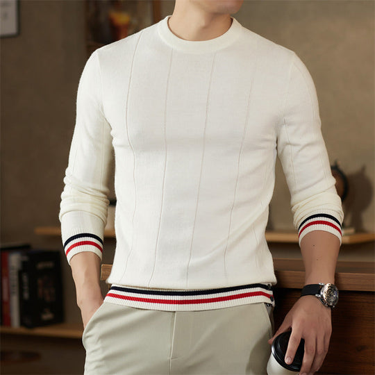 Herren Feinstrickpullover mit maritimen Akzenten