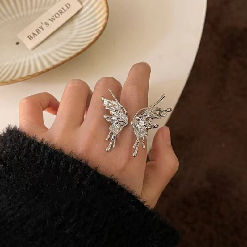 Damen Ring mit kunstvollem Flügeldesign Shop Nory