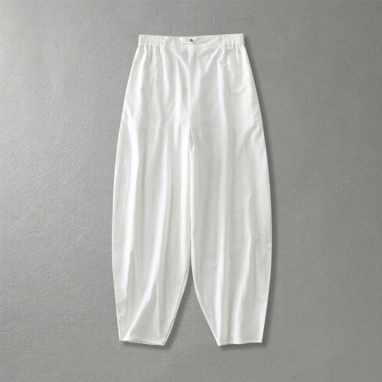 Damen Lässige, weite Haremshose mit elastischem Bund und tapered Knöchel Shop Nory