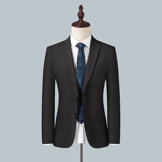 Herren Schlankes Einreihiges Business-Sakko mit Zwei-Knopf-Silhouette Shop Nory