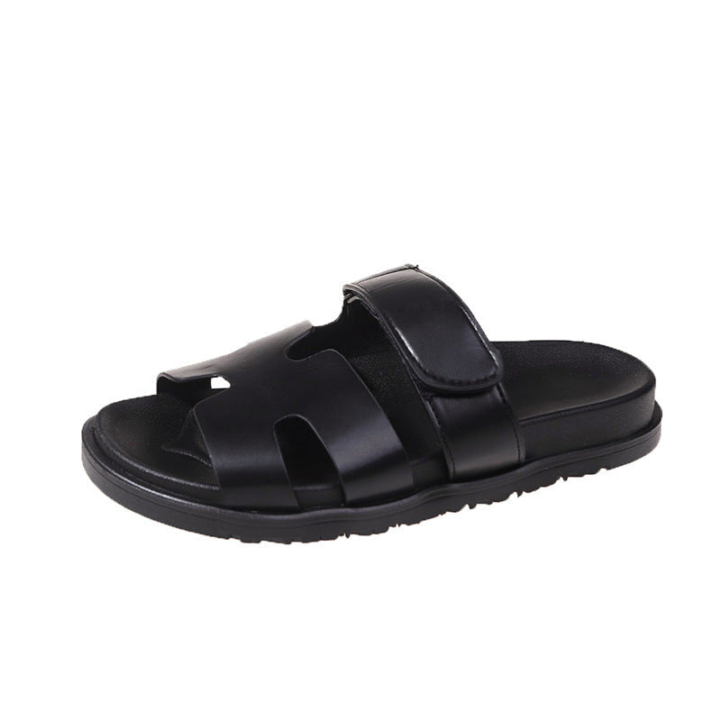 Damen Riemchen-Sandalen mit verstellbarem Klettverschluss und ergonomischer Sohle Shopnory