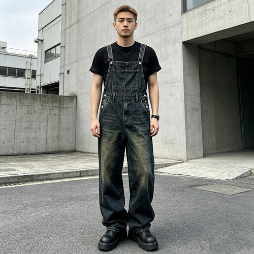 Herren Lässige Jeanslatzhose Shop Nory