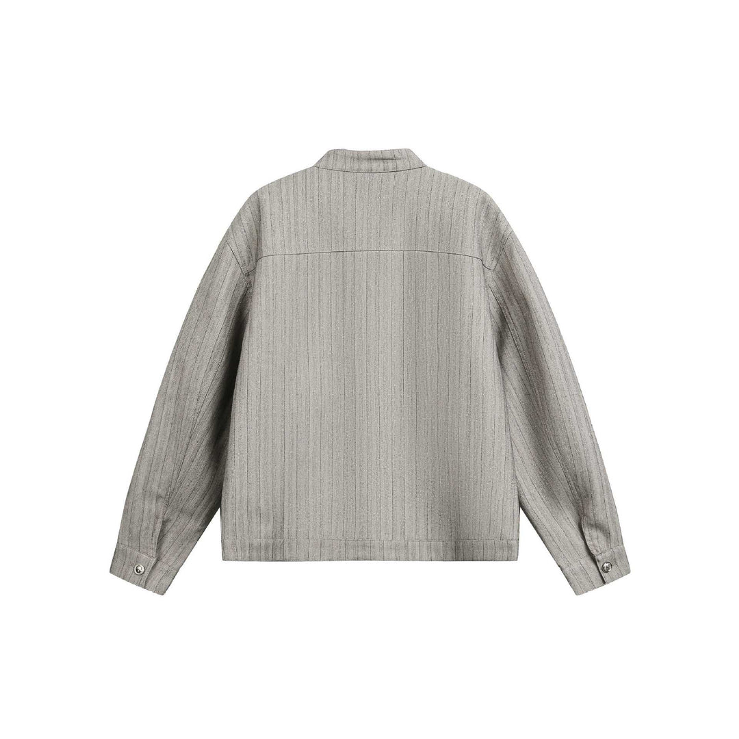 Unisex Oversize-Blouson im Workwear‑Stil mit Stehkragen und Knopfleiste Shop Nory