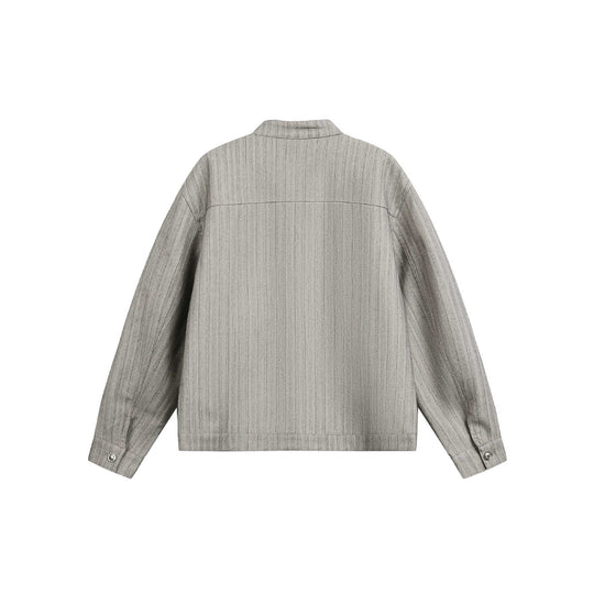 Unisex Oversize-Blouson im Workwear‑Stil mit Stehkragen und Knopfleiste Shop Nory