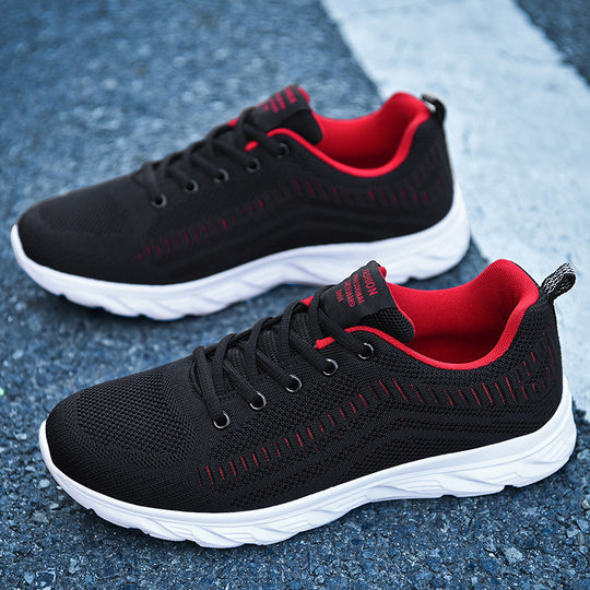 Herren Atmungsaktiver Strick-Laufsneaker mit dämpfender Wellen-EVA-Sohle Shopy Nory