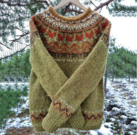 ShopNory | Alter Isländischer Strickpullover