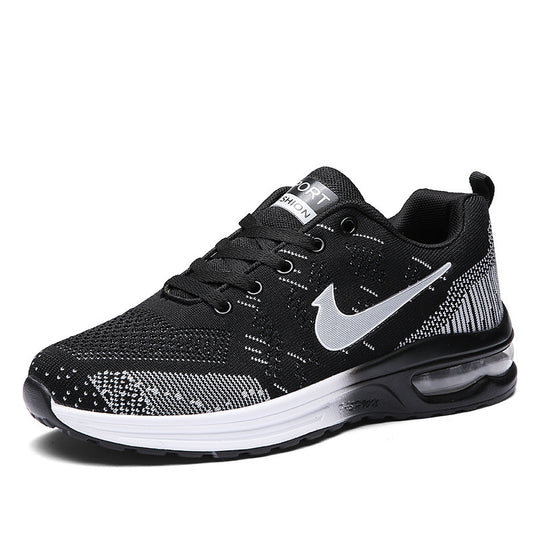 Herren Sportliche Mesh-Laufschuhe mit Luftkissen-Sohle und atmungsaktivem Strickobermaterial Shopy Nory