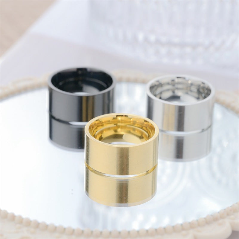 Damen Mattierter Hochwertiger Ring Shop Nory