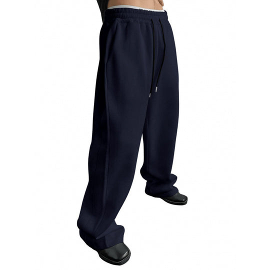 Damen weite Oversize Jogginghose mit tiefem Schritt, elastischem Bund und Kordelzug Shop Nory