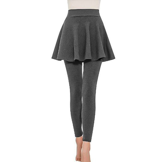 Damen High‑Waist Leggings mit angesetztem Rock‑Overlay Shop Nory