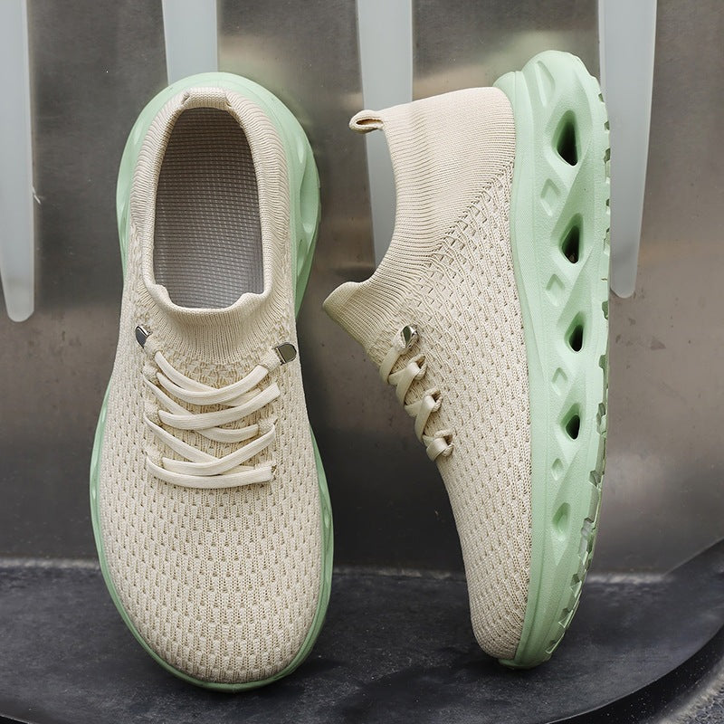 Unisex Atmungsaktive Strick-Sneaker mit sockenähnlichem Schaft und dämpfender Hohlsohle Shop Nory