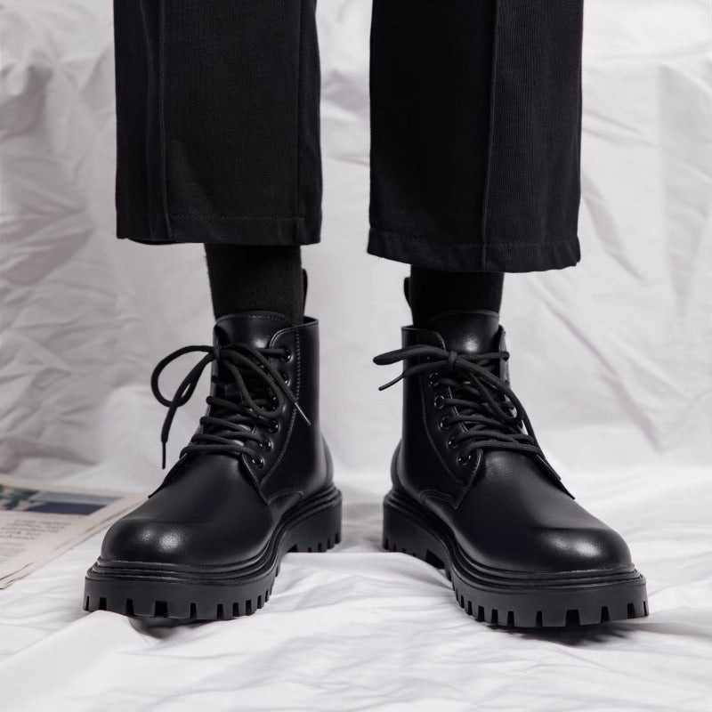 Herren robuste Stiefel mit rutschfester Sohle