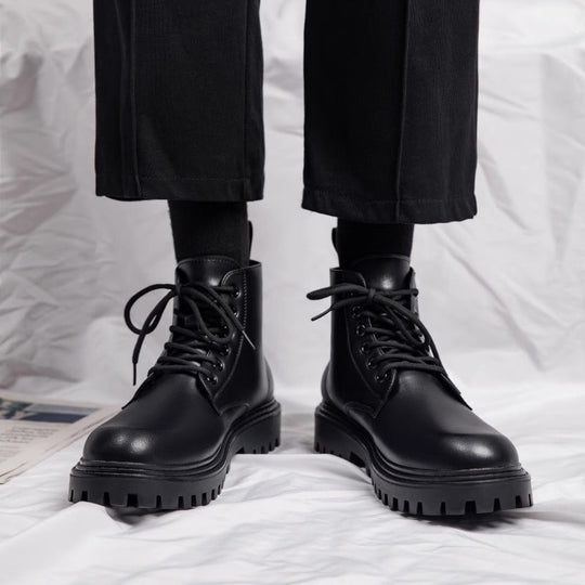 Herren robuste Stiefel mit rutschfester Sohle