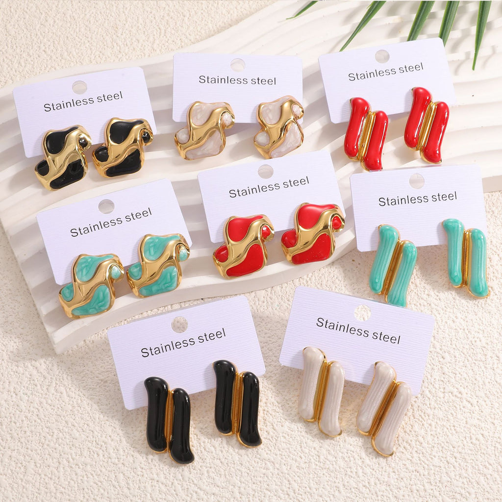 Damen Ohrringe im modernen, künstlerischen Design Shop Nory