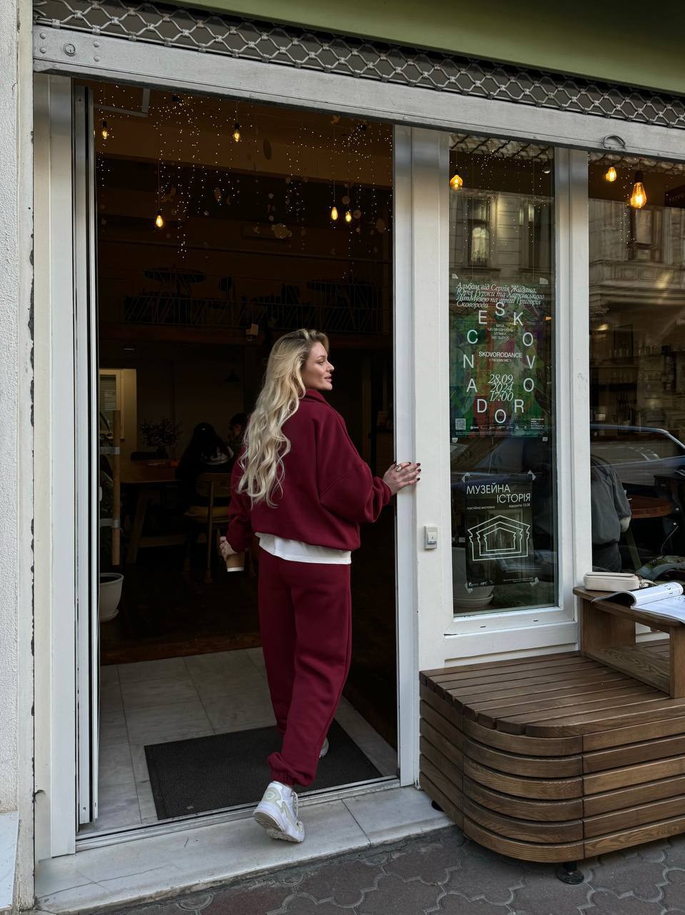 Damen Lässiger Oversized Hoodie und Jogginghose Set Shopnory