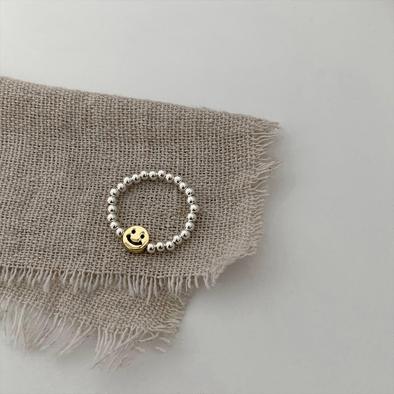 Damen Offener Ring mit modernem Wellenmuster Shop Nory