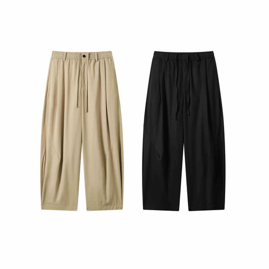 Damen weite Culotte-Hose mit elastischem Bund und Tunnelzug Shop Nory