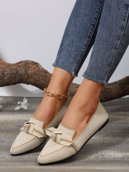 Damen Spangenballerinas mit Knötchen-Details und atmungsaktivem Obermaterial Shopnory