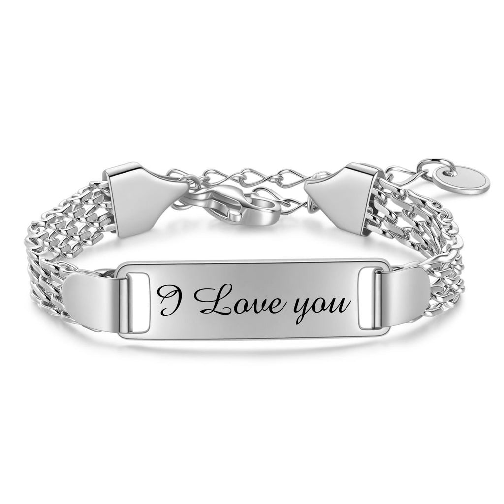 Damen Armband mit personalisierbarem Gravur-Design Shop Nory