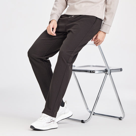 Herren Legere Jogginghose mit geradem Schnitt, elastischem Bund und umgeschlagenem Saum Shop Nory