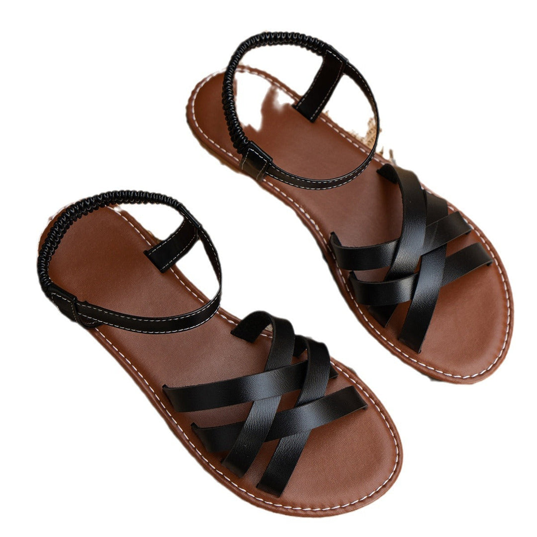 Damen Riemchen-Sandalen mit flexiblem Fußbett und eleganter Ausstattung