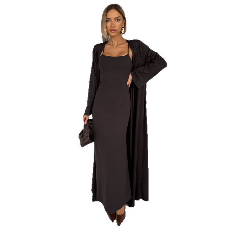 Damen Langes Maxikleid mit umschmeichelndem Schnitt Shop Nory