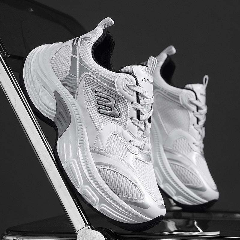Unisex Voluminöse Mesh-Runner mit atmungsaktivem Obermaterial und stoßdämpfender Plateausohle Shopy Nory