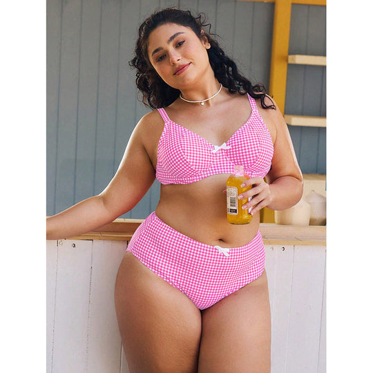 Damen Hochtaillierter Bikini mit gepolstertem Oberteil