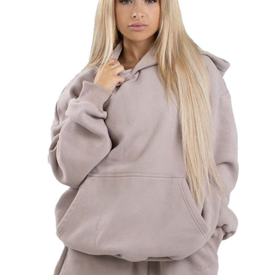 Damen nan oversized Kapuzenpullover mit Kängurutasche und weichem Fleece-Innenfutter Shop Nory