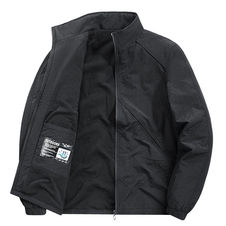 Herren Leichte Übergangsjacke mit Fleece-Futter Shop Nory