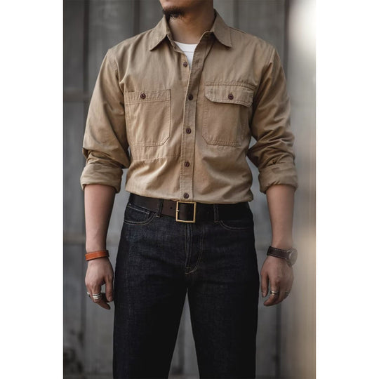 Herren Utility-Hemd mit Brusttaschen Shop Nory