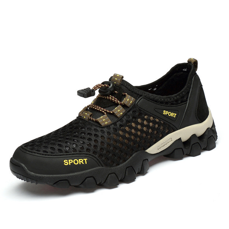 Herren Atmungsaktive Outdoor-Sportschuhe mit rutschfester Sohle