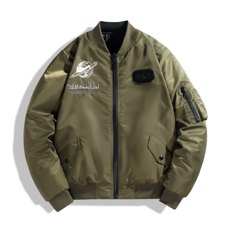 Herren Modische Bomberjacke mit hochschließendem Kragen Shop Nory
