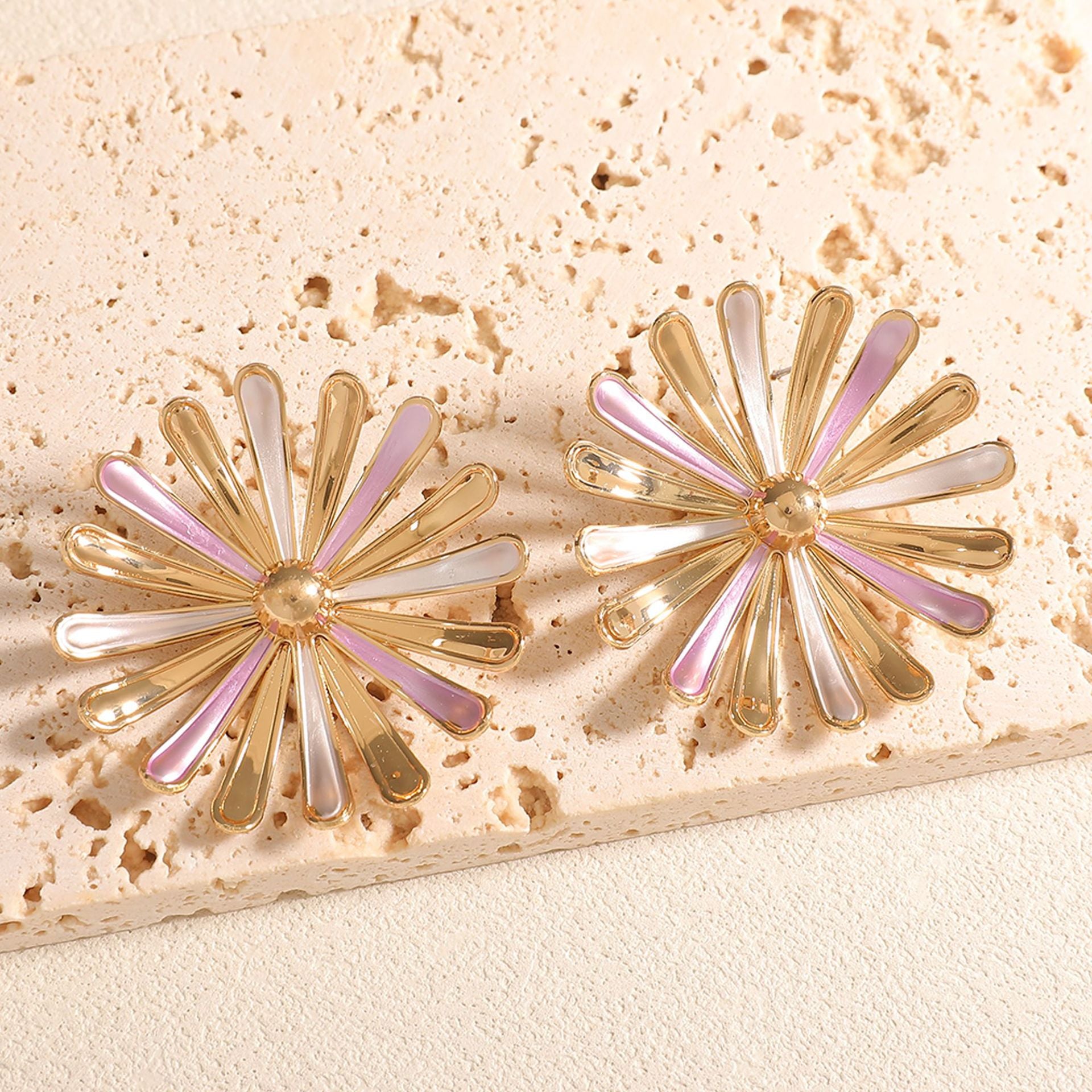 Damen Ohrringe im floralen Sonnenblumen-Design Shop Nory