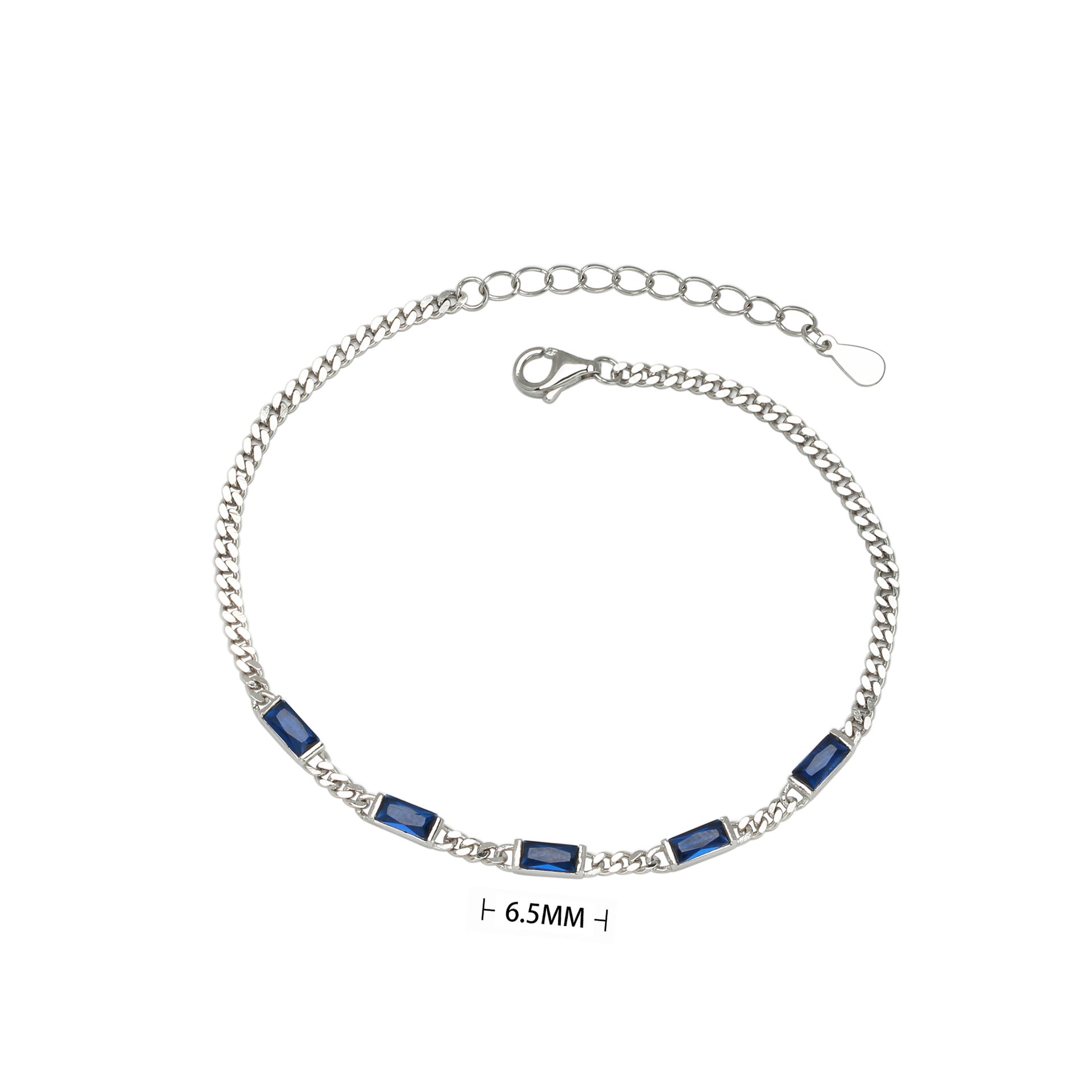 Damen Halskette mit stilvollen grünen Zirkonsteinen in hochwertigem 925 Sterling Silber Shop Nory