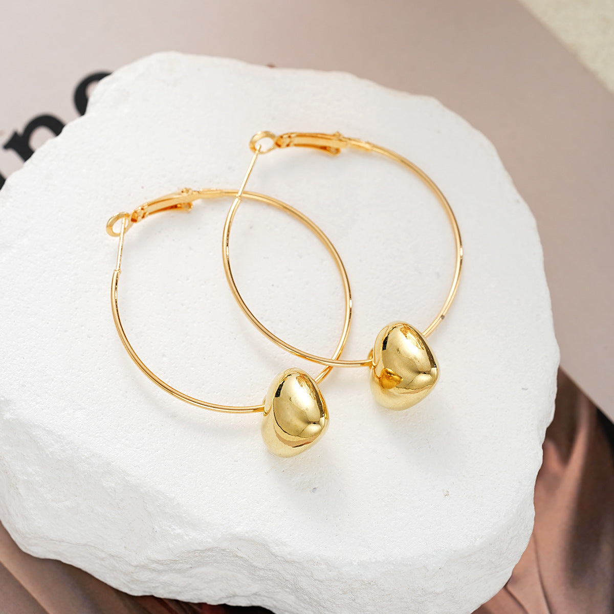 Damen Ohrhänger mit herzförmigen Zirkonia-Anhängern Shop Nory