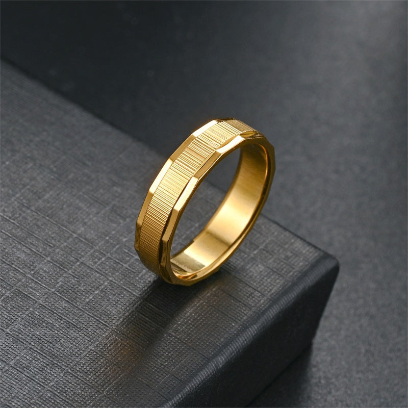 Herren Ring mit kunstvoller Linienstruktur Shop Nory