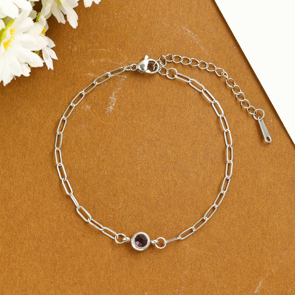 Damen zartes Armband mit funkelndem Kristall Shop Nory
