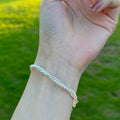Damen Elegantes Armband mit schimmernden Perlen und funkelnden Akzenten Shop Nory